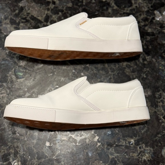 PUMA Women’s TUSTIN L Slip-on Spikeless golf shoes Size 7 White LIKE NEW - Picture 4 of 13